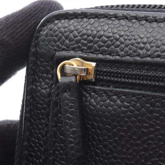 CHANEL Black Leather Logo Wallet - Picture 11 of 11